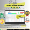 To-Do List Spreadsheet - Boost Your Daily Productivity