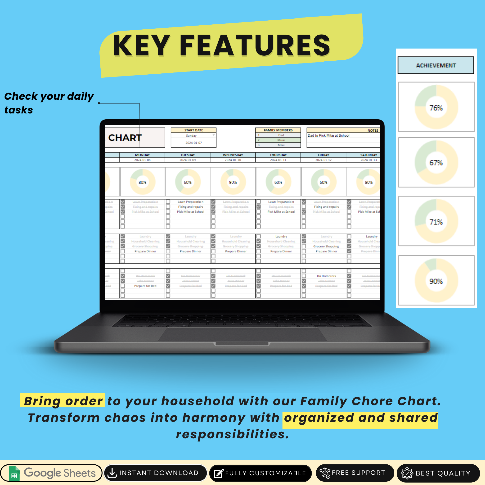 Family Chore Chart - Transform chaos to harmony