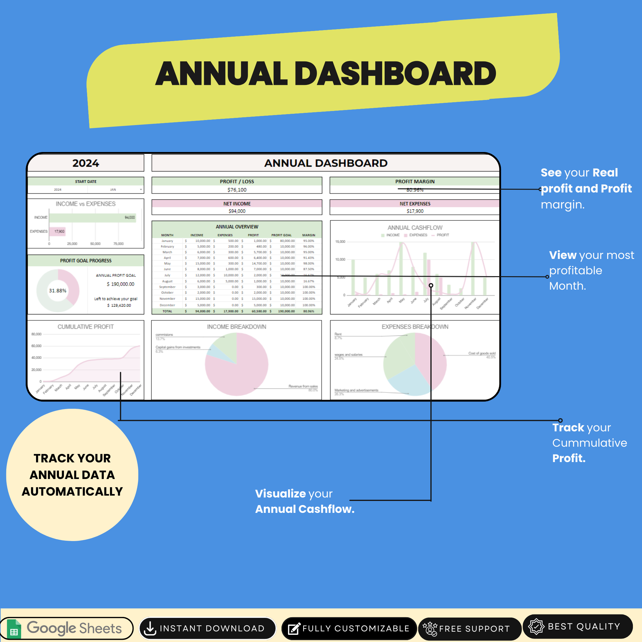 Easy Small Business Bookkeeping Spreadsheet