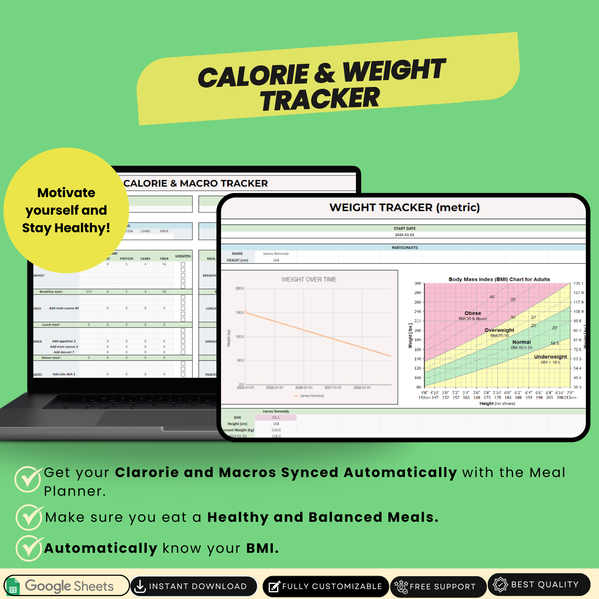 Ultimate Weekly Meal Planner -  includes meal plans, recipes, tear-out grocery lists and more