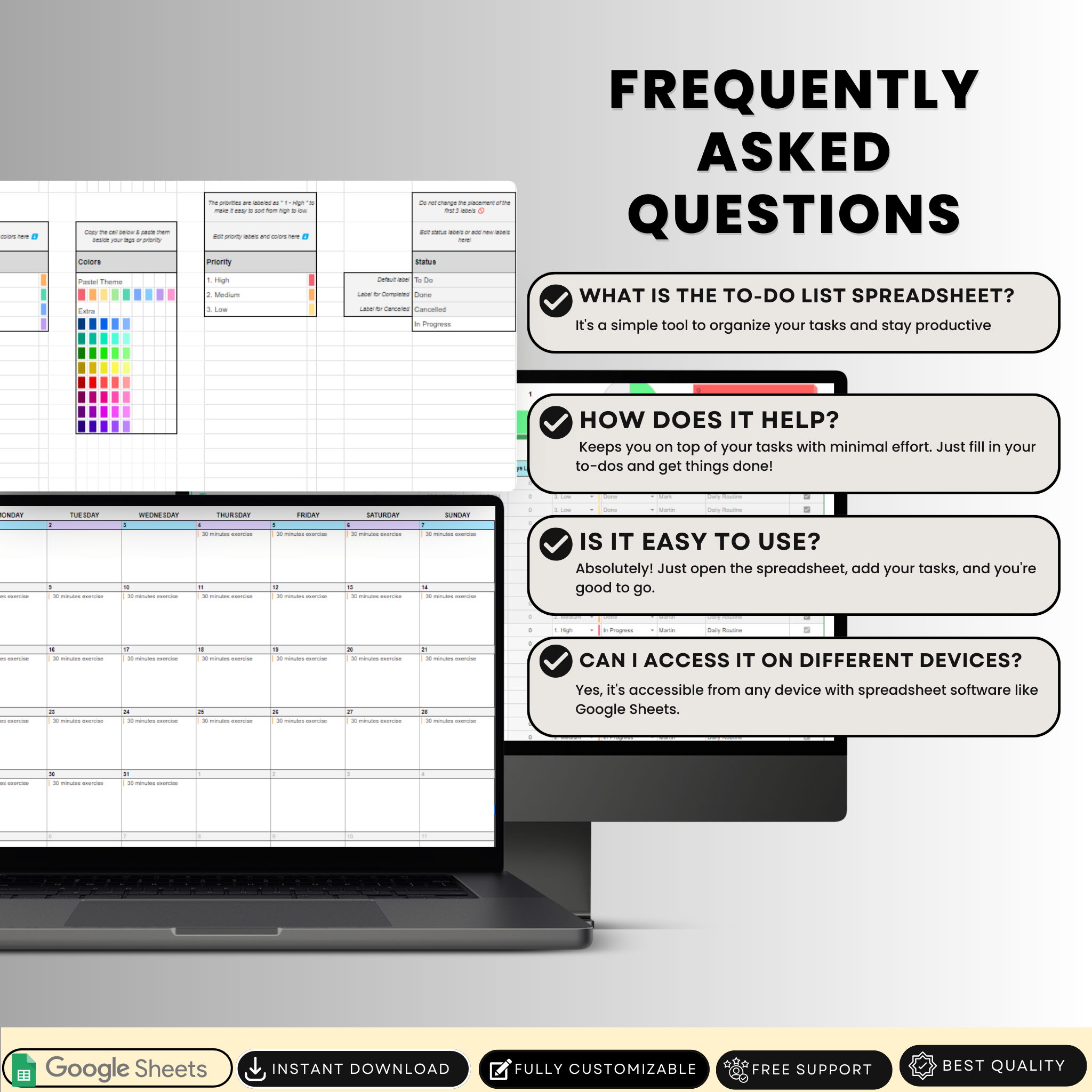 To-Do List Spreadsheet - Boost Your Daily Productivity